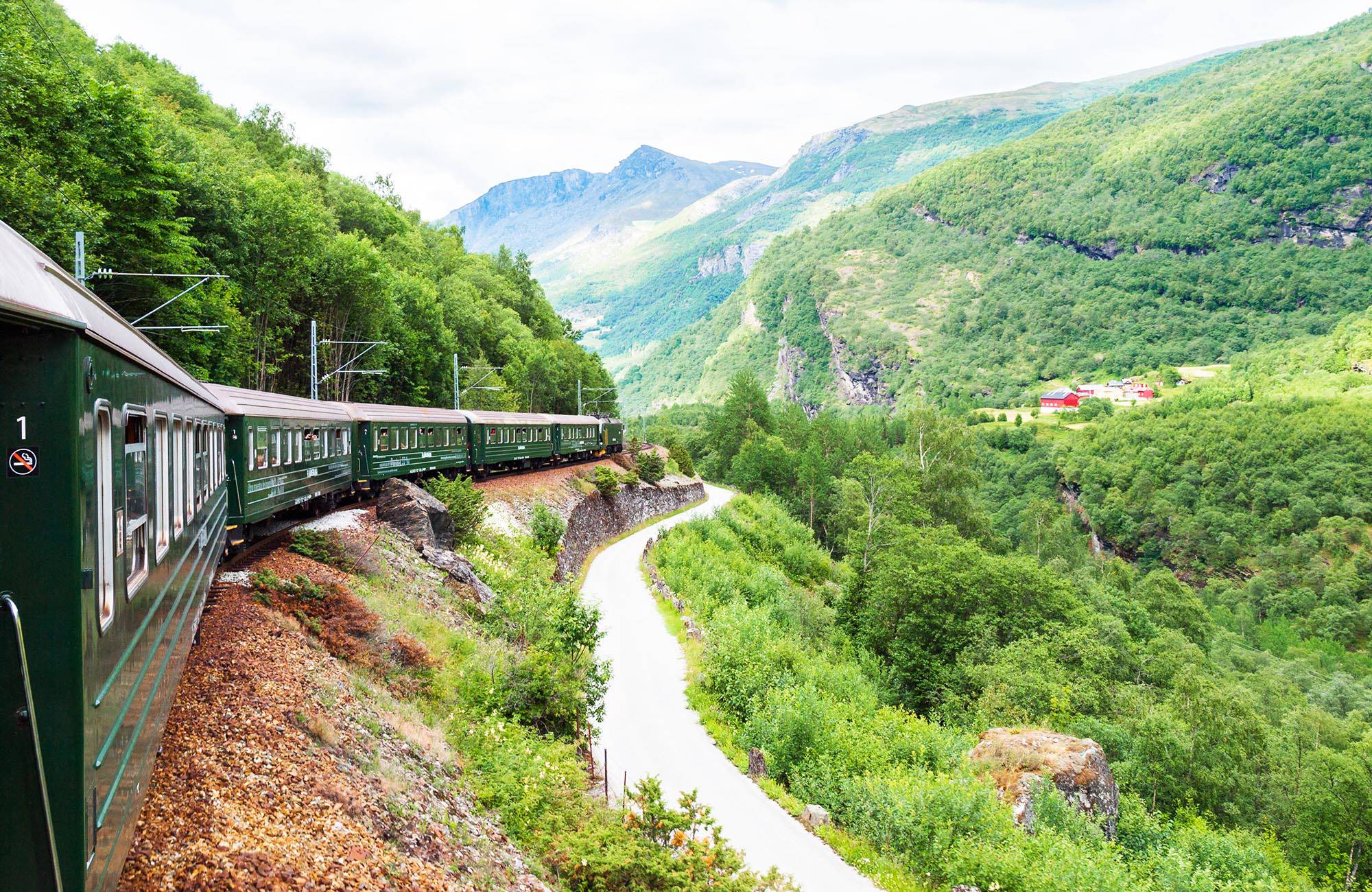 se smukke landskaber på jeres studietur med tog