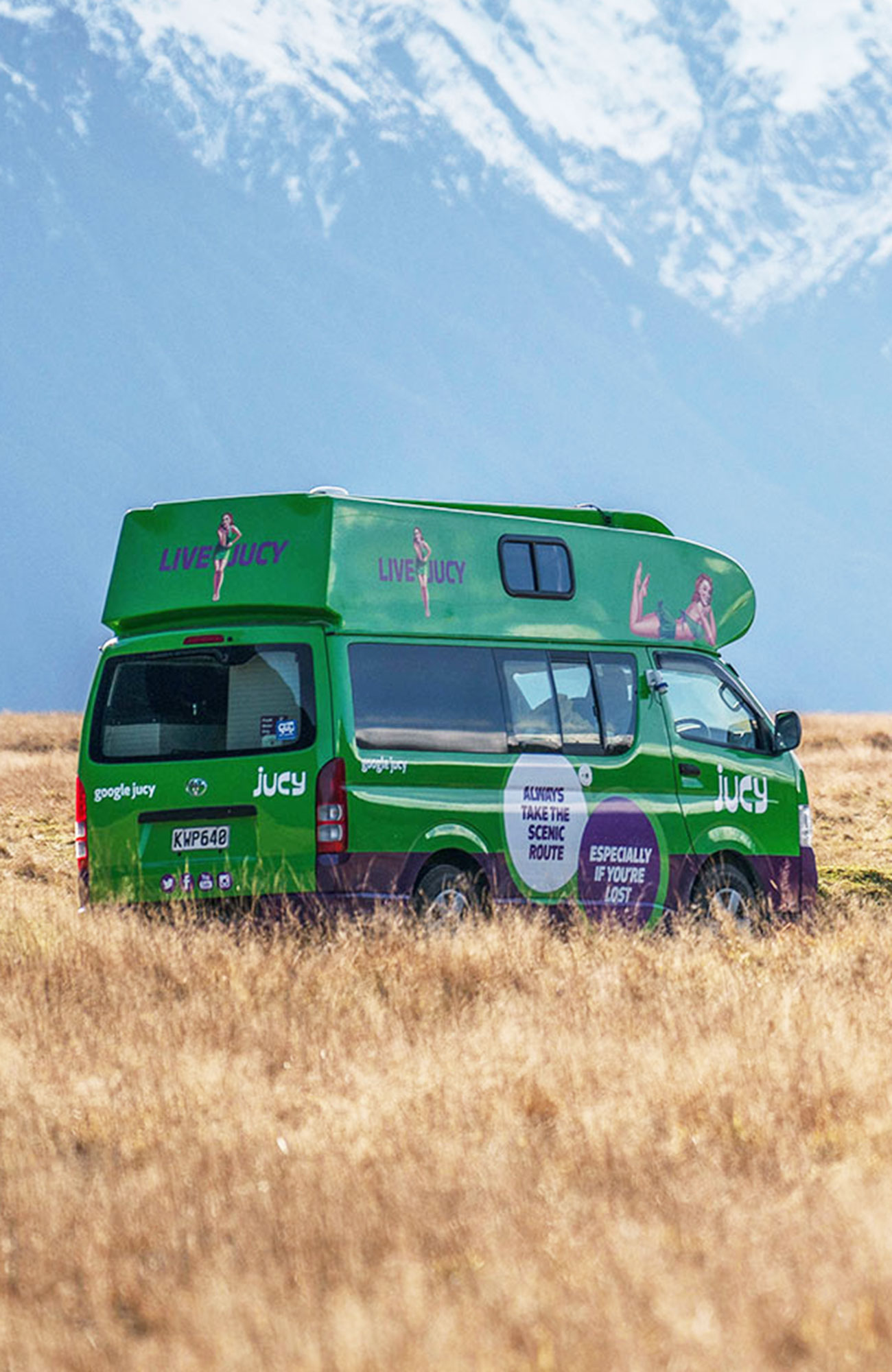 Lej en Jucy Chaser autocamper i New Zealand