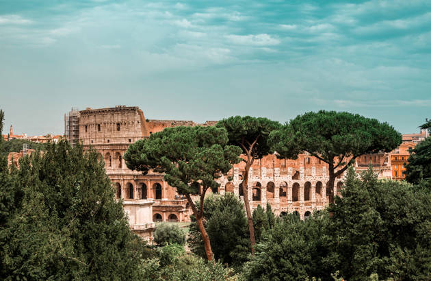 se colosseum på jeres studierejse til rom