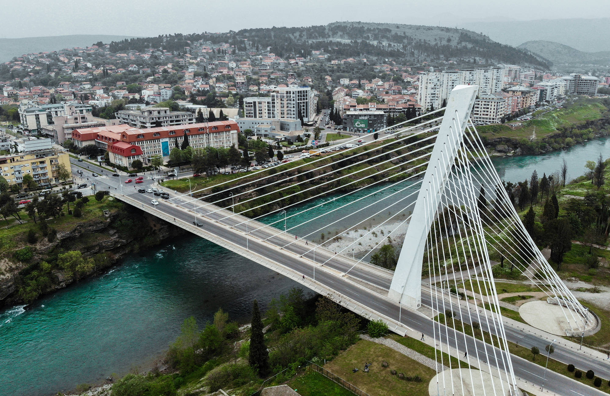 Millenium Bridge i Podgorica skal ses