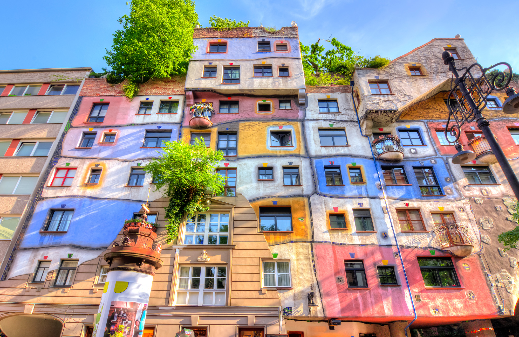 se hundertwasser på jeres studietur til Wien