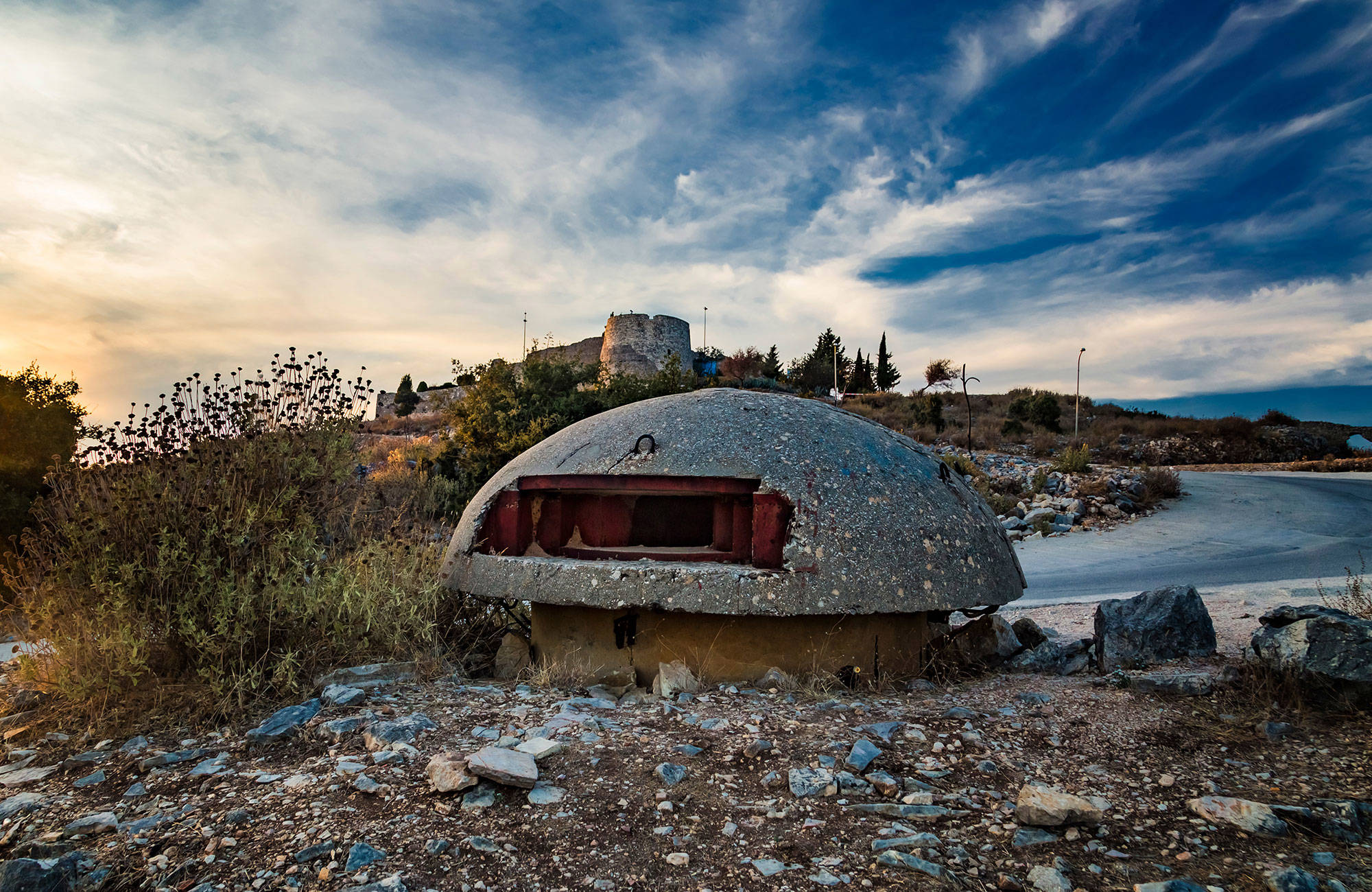 Gå på opdagelse i en gammel bunker i Albanien
