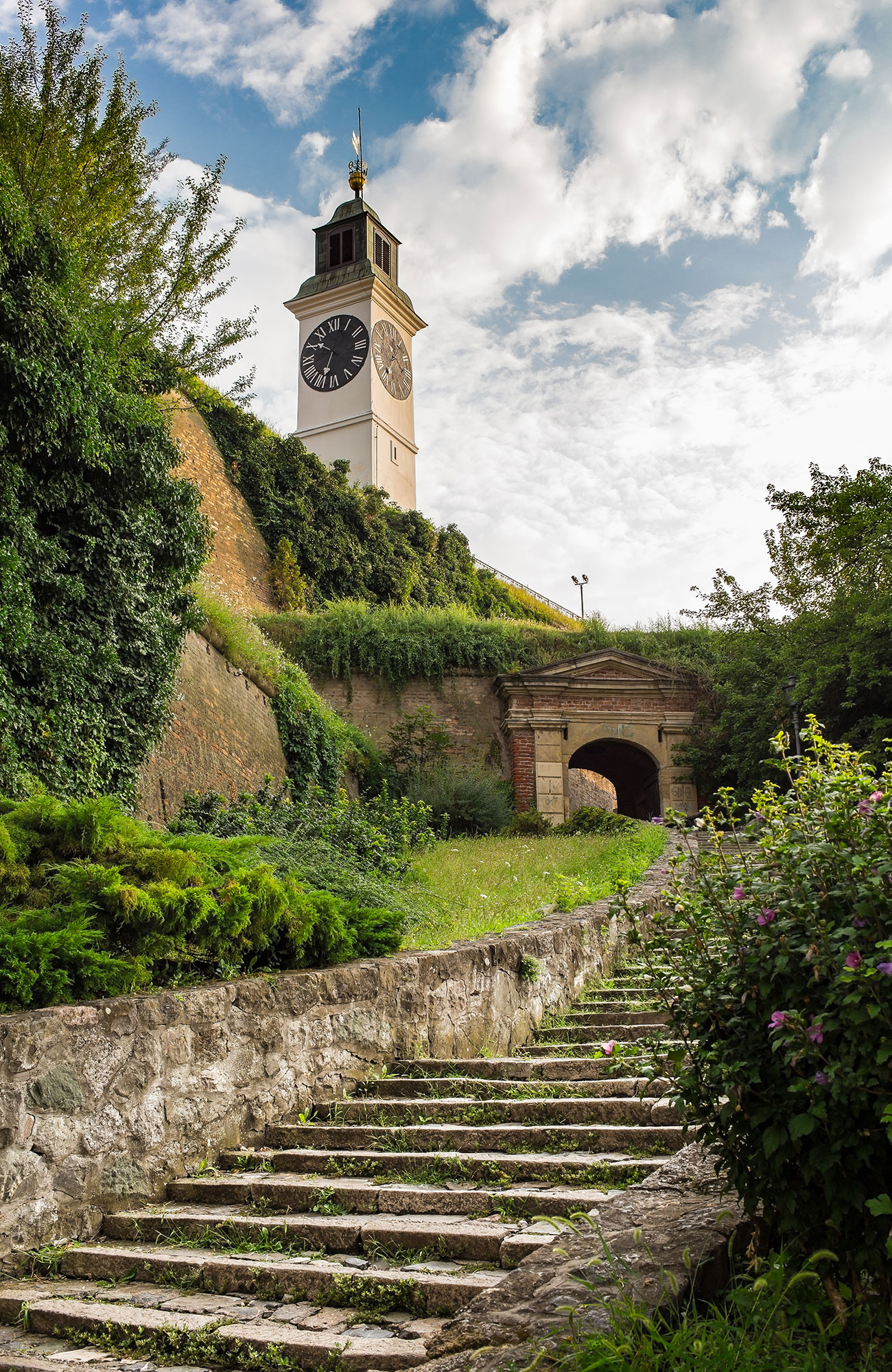 Novi Sad Serbia Petrovaradin Clock Tower