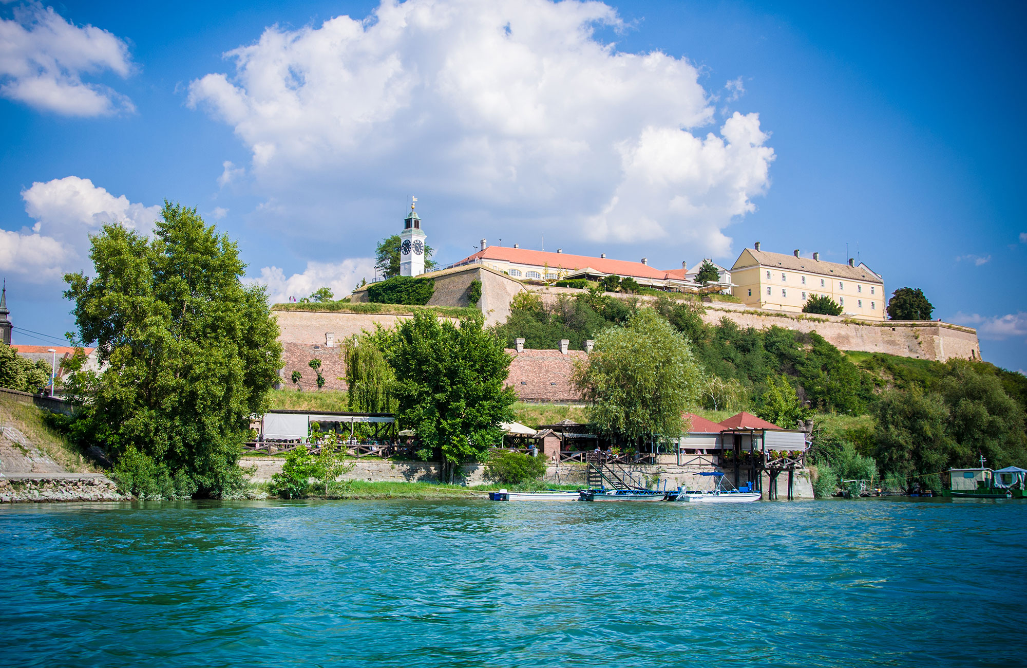 Novi Sad Serbia Riverside Donau