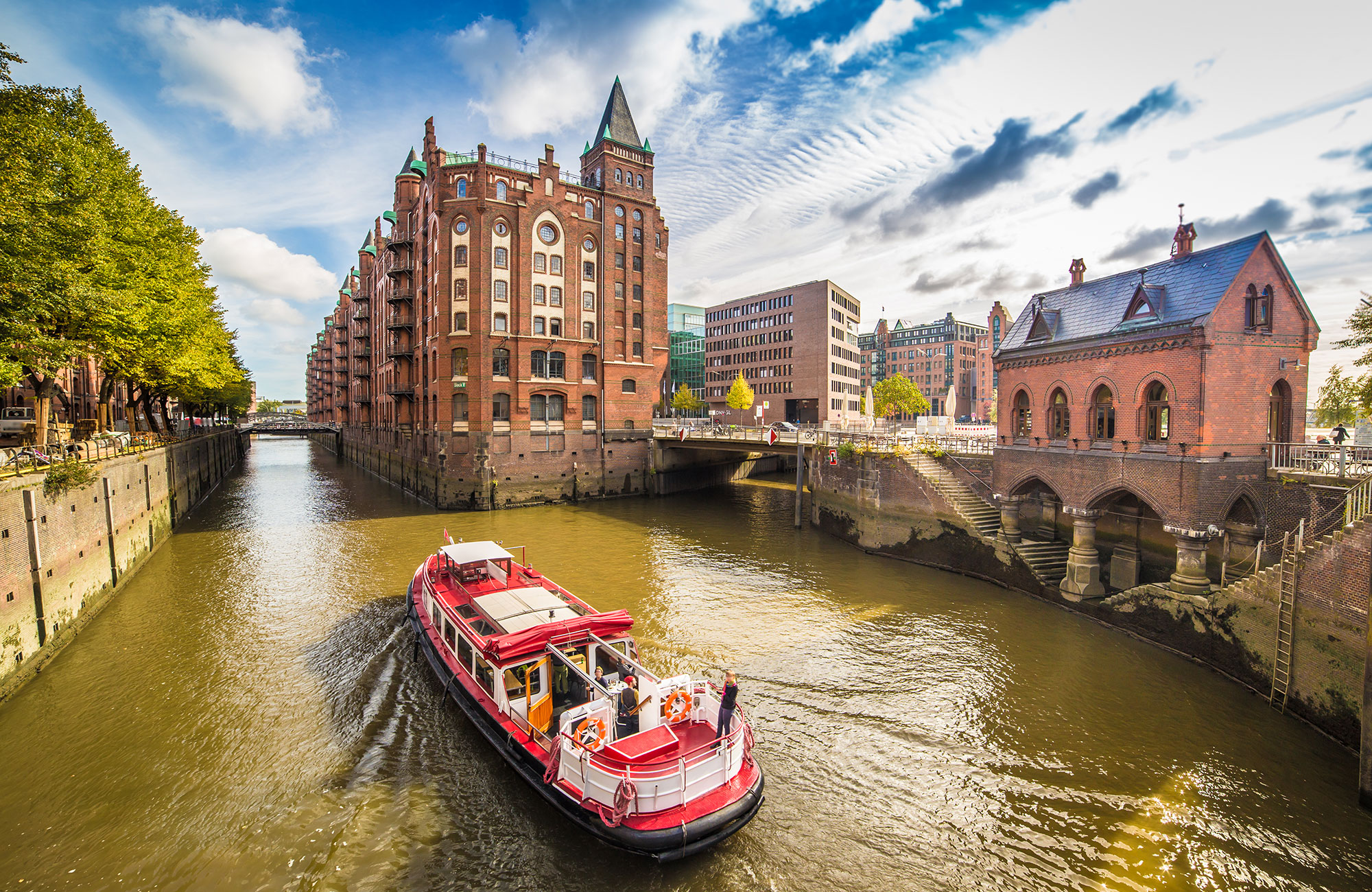 se speicherstadt på unescos verdensarvliste på jeres studietur til Hamborg