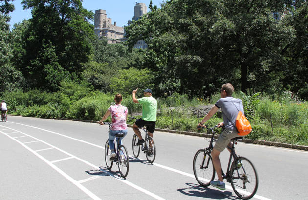 lej en cykel på jeres studietur til New York