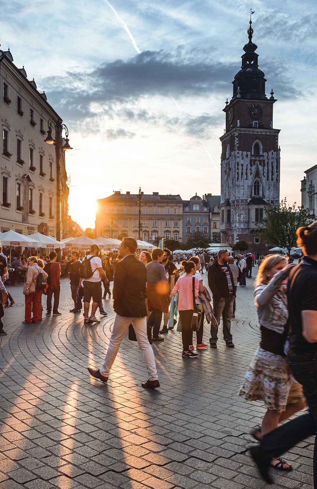 Mennesker på bytorv