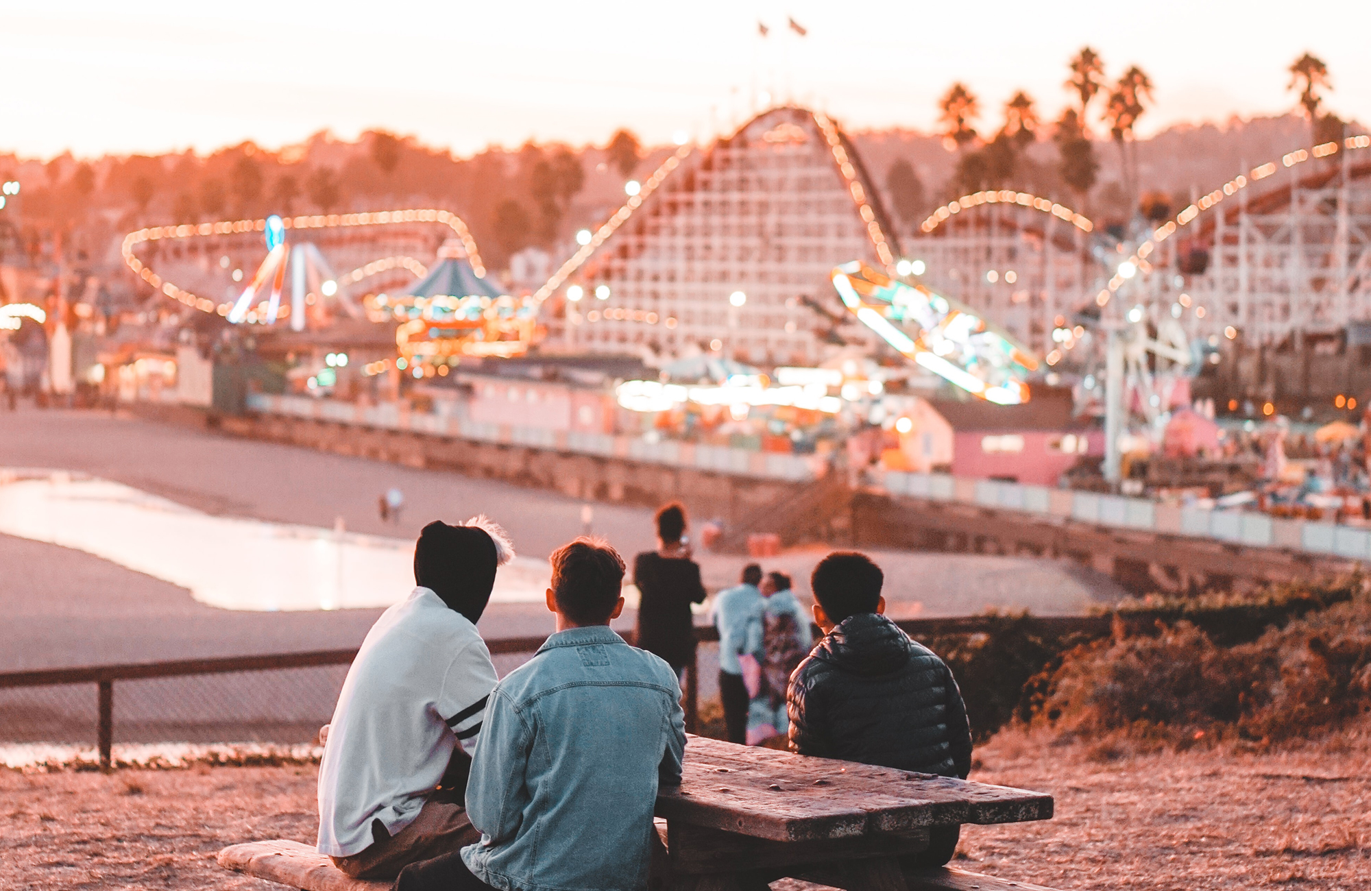 Gorup Of Friends Santa Cruz USA