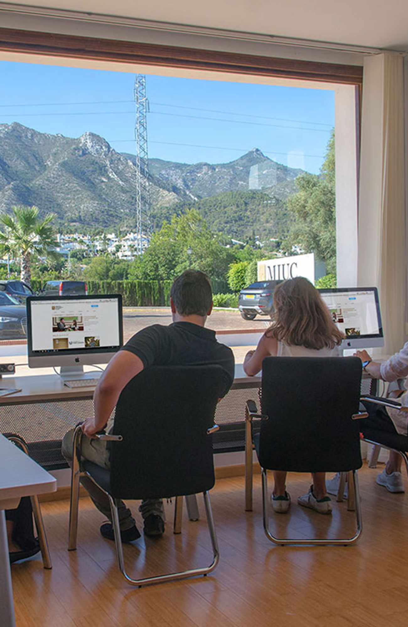 Studerende på Marbella International University Centre (MIUC)