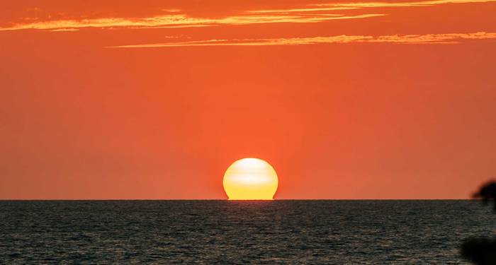 Solnedgang over havet nær Siesta Key | Road Trip i Florida | KILROY 