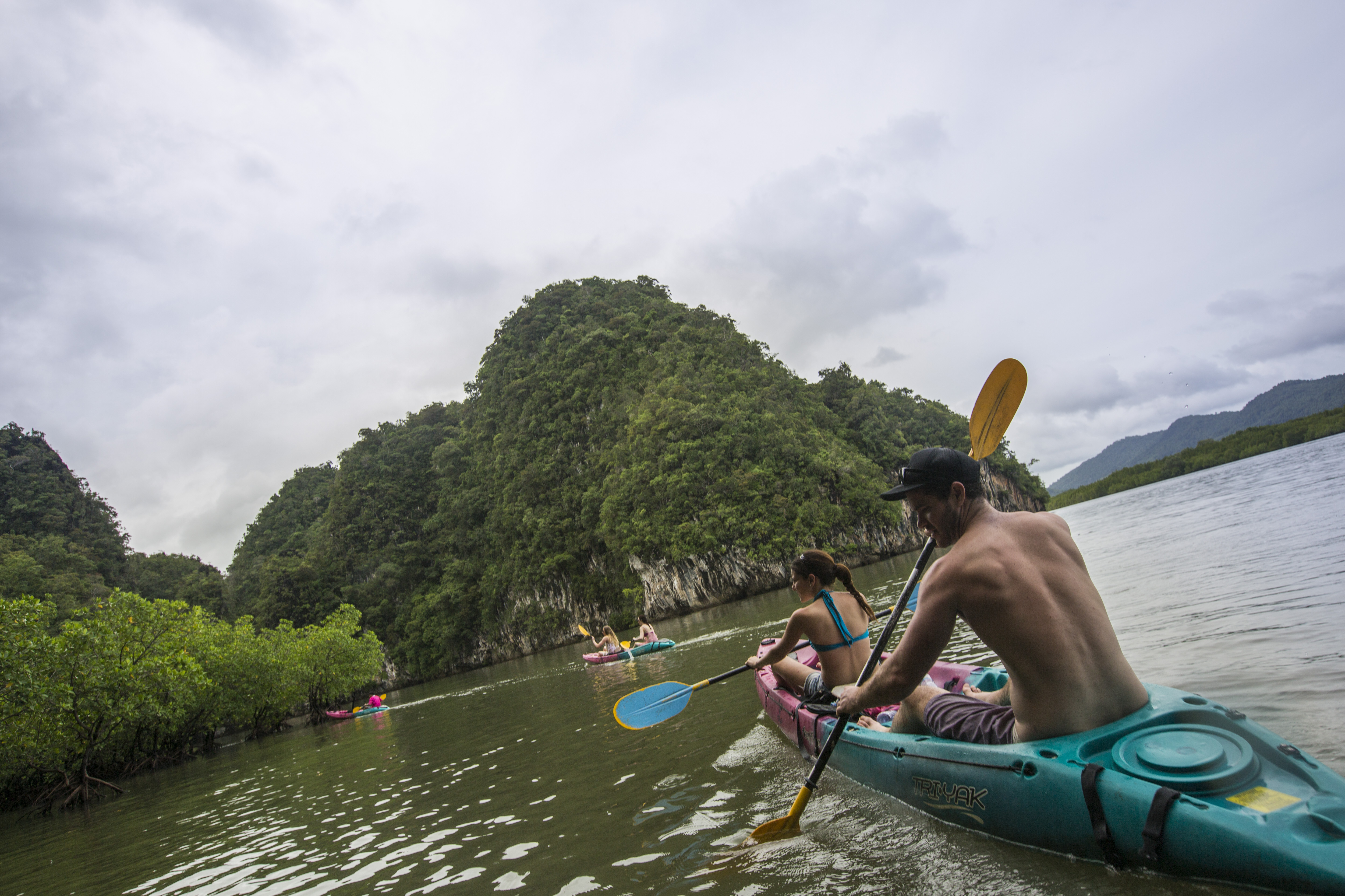 Thailand Krabi Kayaking Mangrove Ocean Travellers