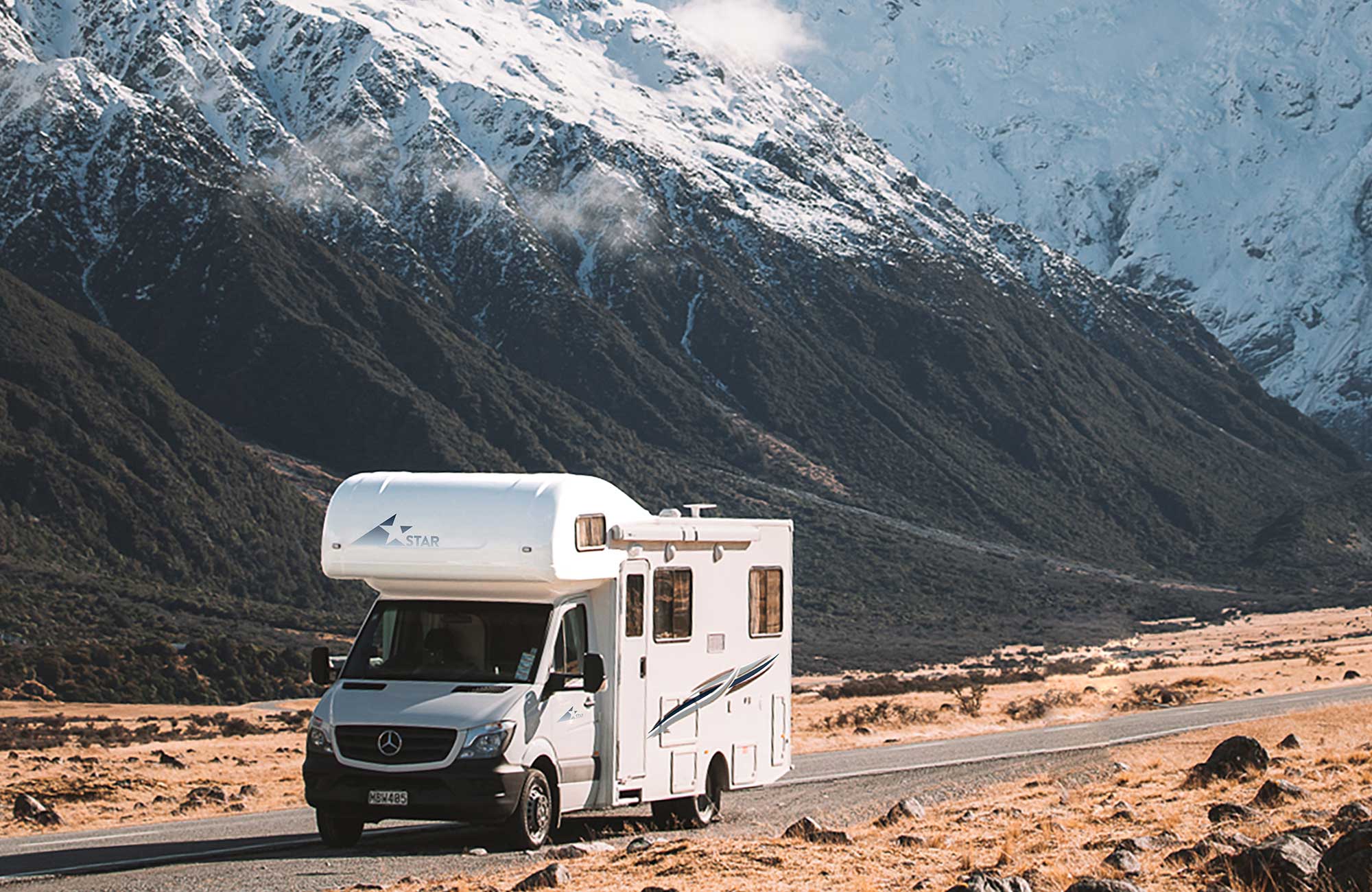 Autocamper road trip i New Zealand