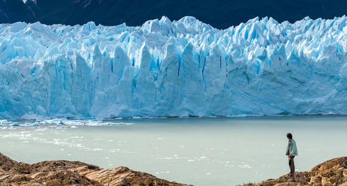 Perito Moreno gletsjeren i den argentinske del af Patagonien
