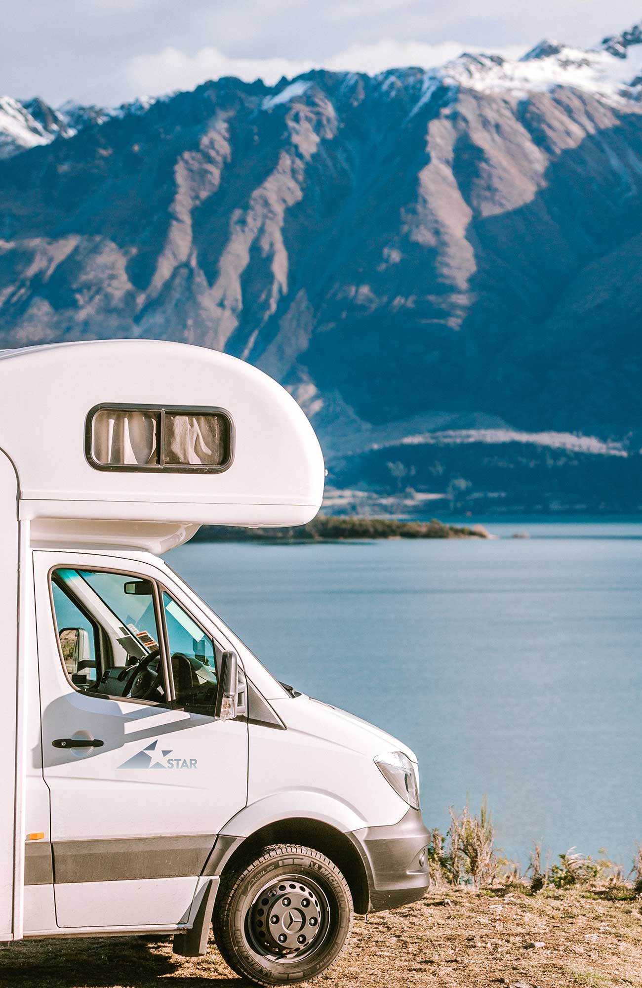 Tag på road trip i en autocamper i New Zealand